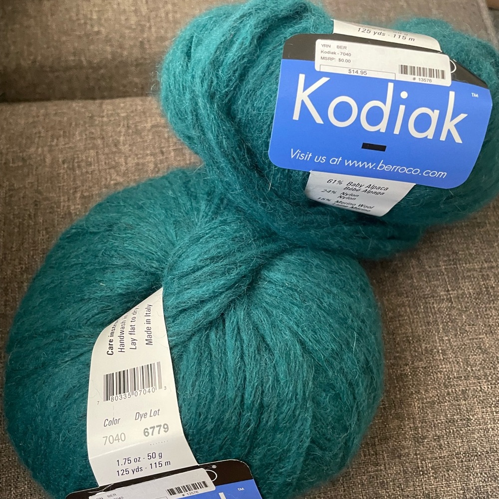 250 Yards Turquoise Kodak Yarn by Berroco